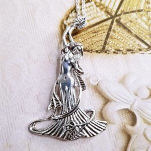 Art Nouveau Goddess Necklace